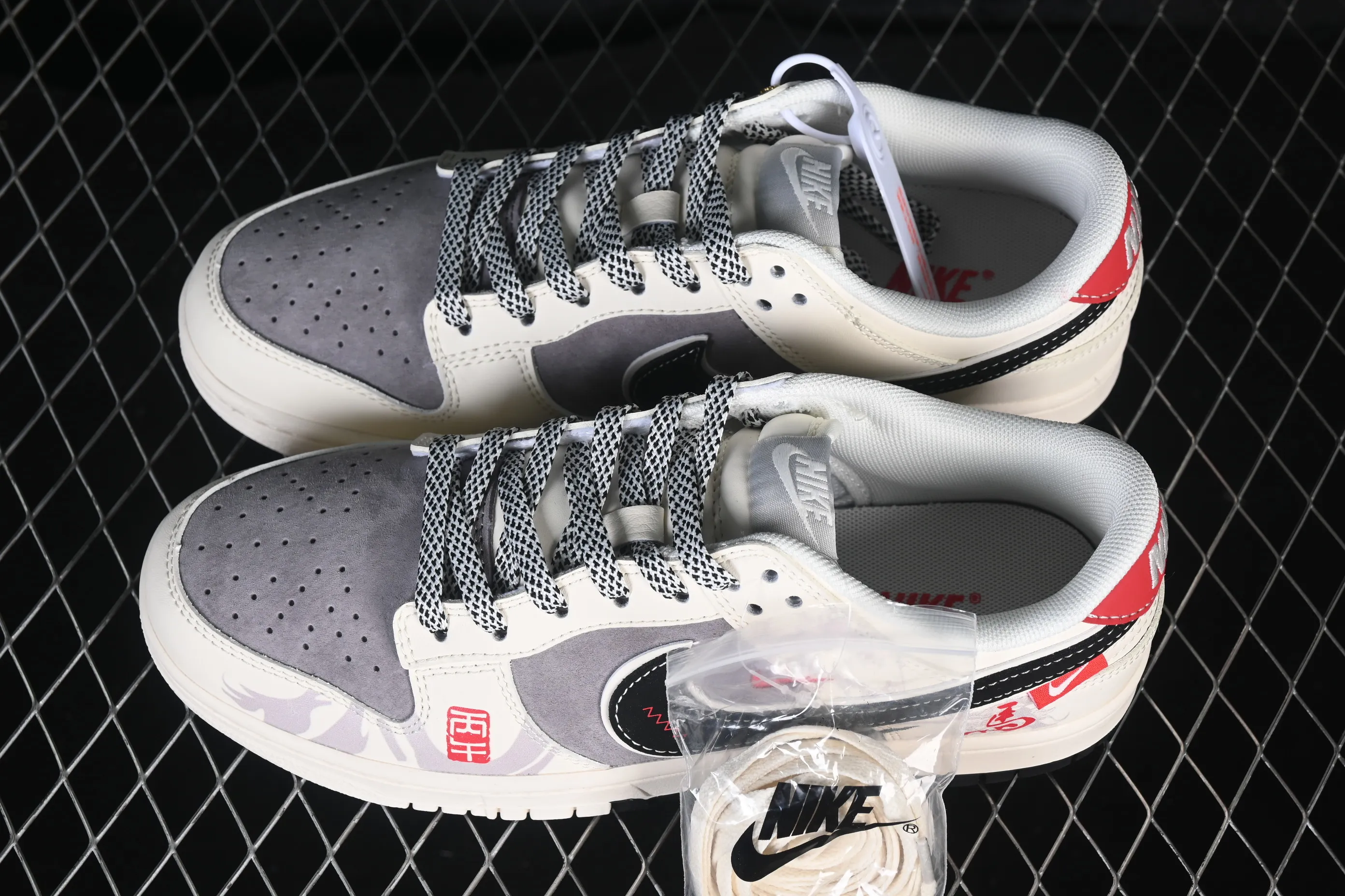 All categories Nk SB Dunk Series Nk SB Dunk Low High-end customized low-top sneakers Nike SB Dunk Low Bingwu limited edition High-end customized low-top casual sneakers YX5066-404